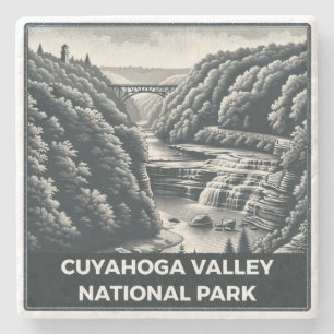 Cuyahoga Valley National Park Stone Coaster