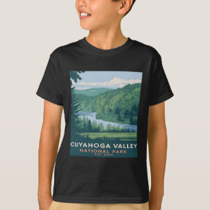 Cuyahoga Valley National Park Vintage Camping Men T-Shirt