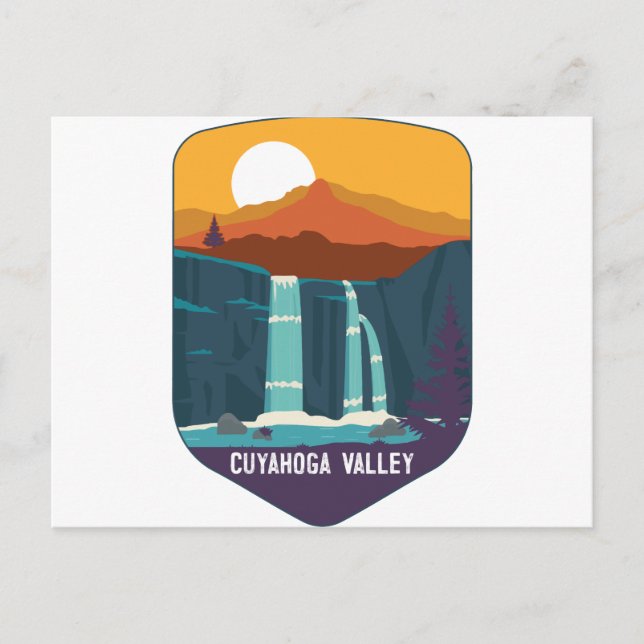 Cuyahoga Valley National Park waterfalls Ohio Postcard (Front)