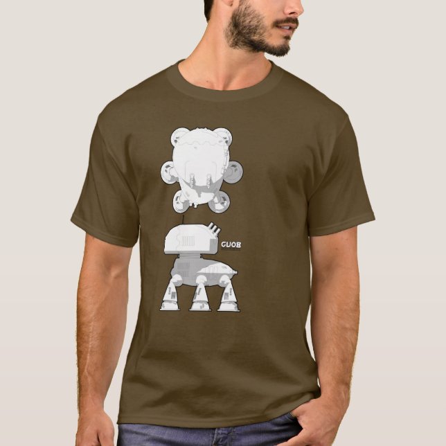 CV08 brn pln/el T-Shirt (Front)