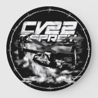 CV-22 OSPREY Large Clock Acrylic Wall Clock