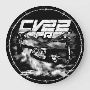 CV-22 OSPREY Large Clock Acrylic Wall Clock