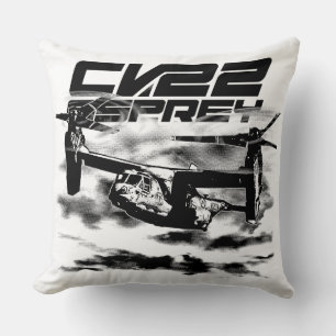 CV-22 OSPREY Throw Pillow Throw Pillow