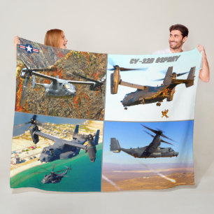 CV-22B OSPREY FLEECE BLANKET