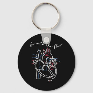 Cvicu Cardiac Nurse Anatomy Cardiology Human Heart Keychain