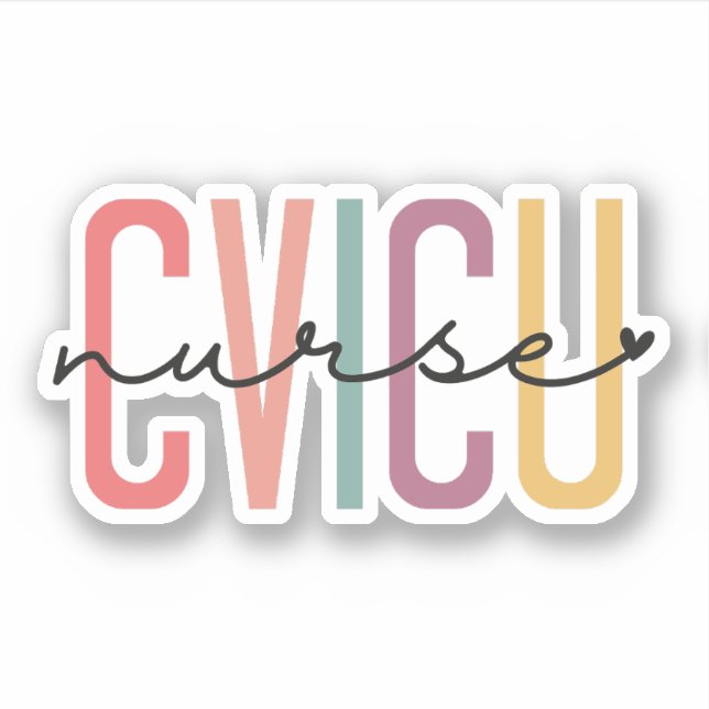 CVICU Nurse Cardiovascular Intensive Care Unit (Front)