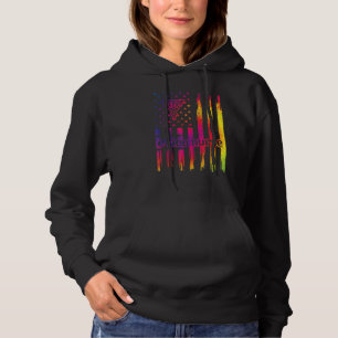 Cvicu Nurse Us Flag Cardiovascular Intensive Care  Hoodie