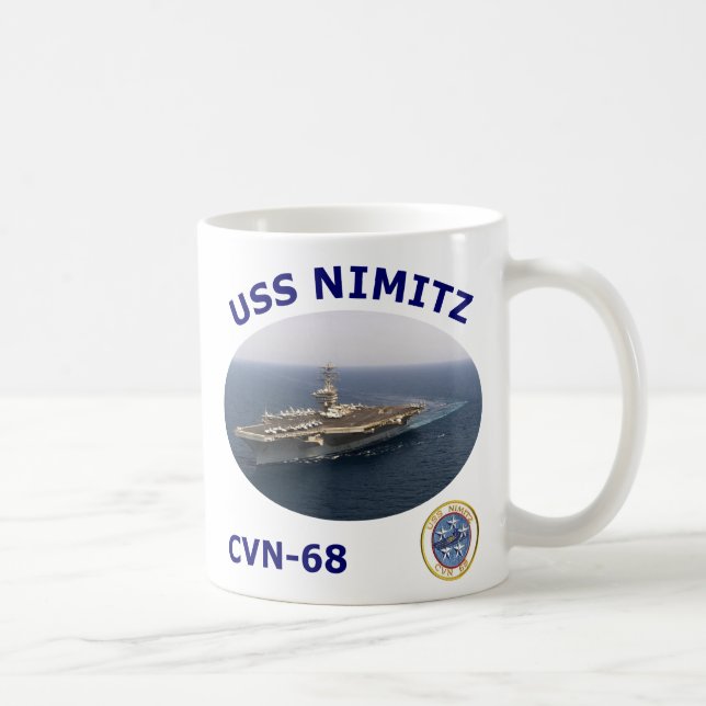 CVN 68 Nimitz Photo mug (Right)
