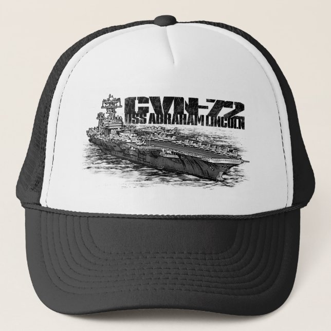 CVN-72 Abraham Lincoln Trucker Hat (Front)