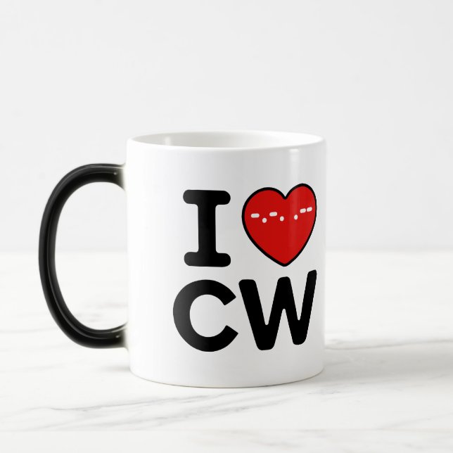 CW Continuous Wave Therapy Love Magic Mug (Left)