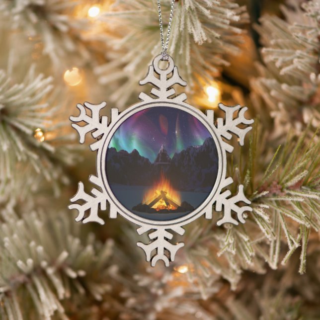 Cwm Aurora Ornement de Noël (Arbre)
