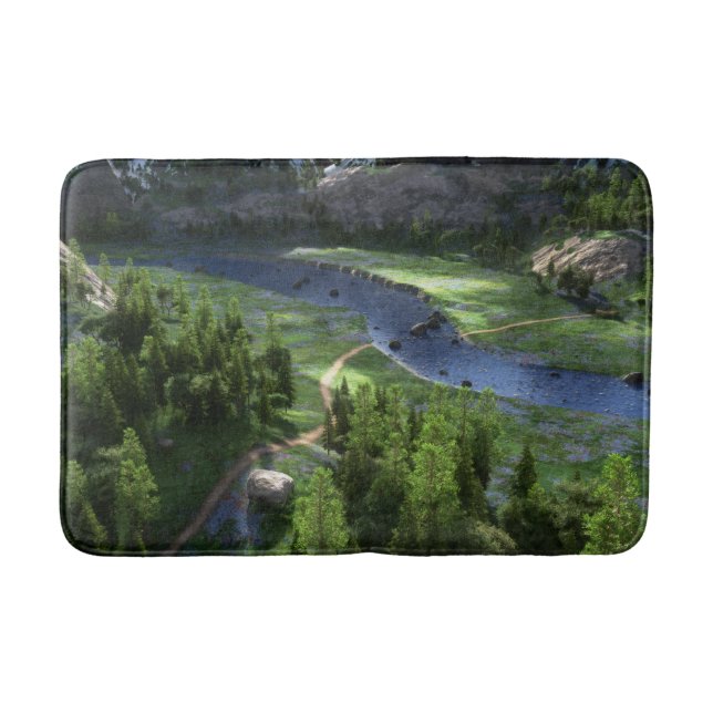 Cwm Solitude Bathmat (Front)