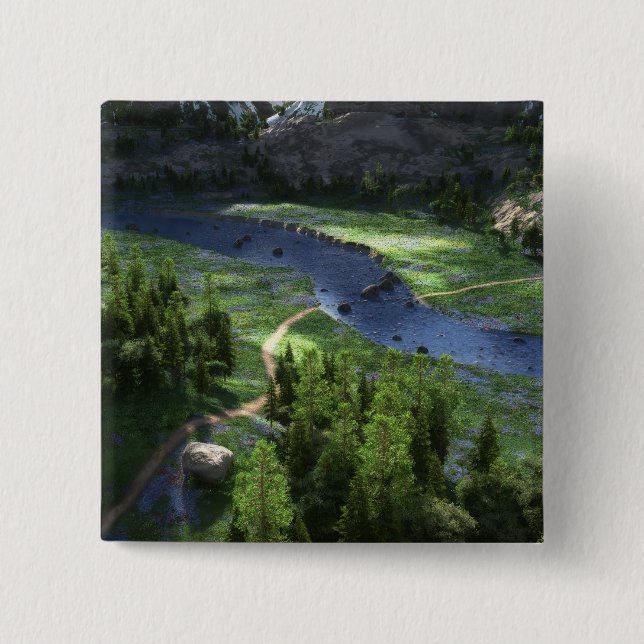 Cwm Solitude Button (Front)