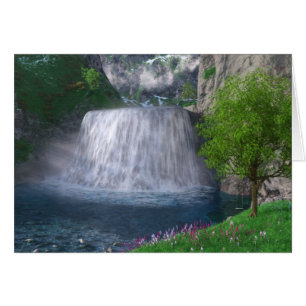 Cwm Waterfall Card