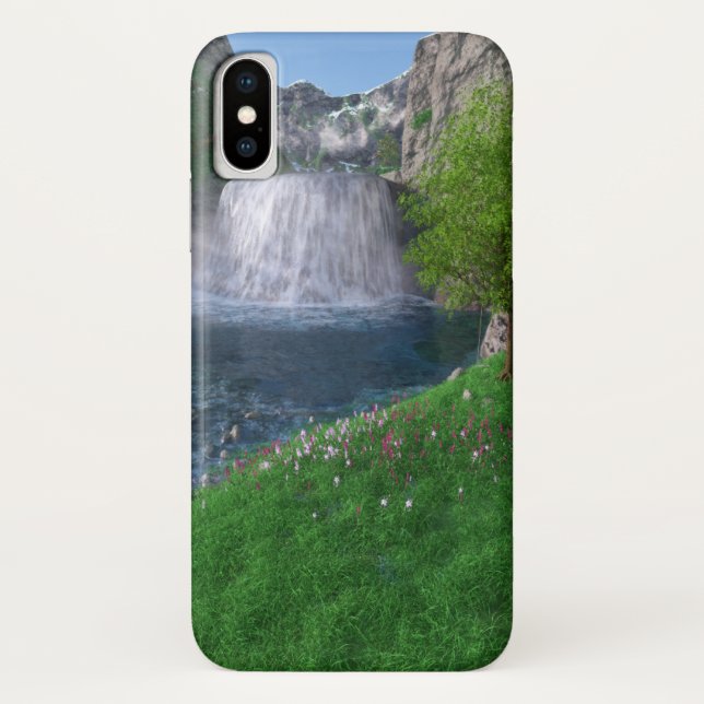 Cwm Waterfall iPhone Case-Mate Case (Back)