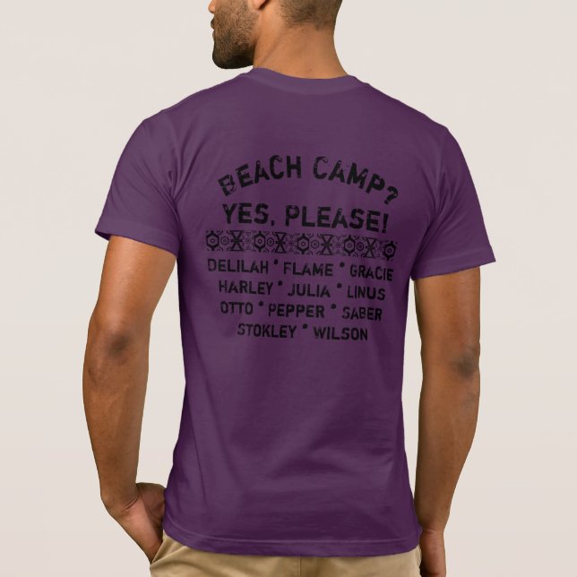 CWT Beach Camp 2017 T-Shirt (Back)