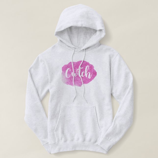 Cwtch Welsh Wales Slang Dialect Hoody (Design Front)