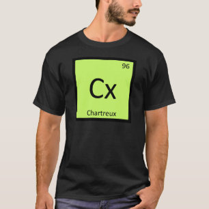 Cx - Chartreux Cat Chemistry Periodic Table Symbol T-Shirt