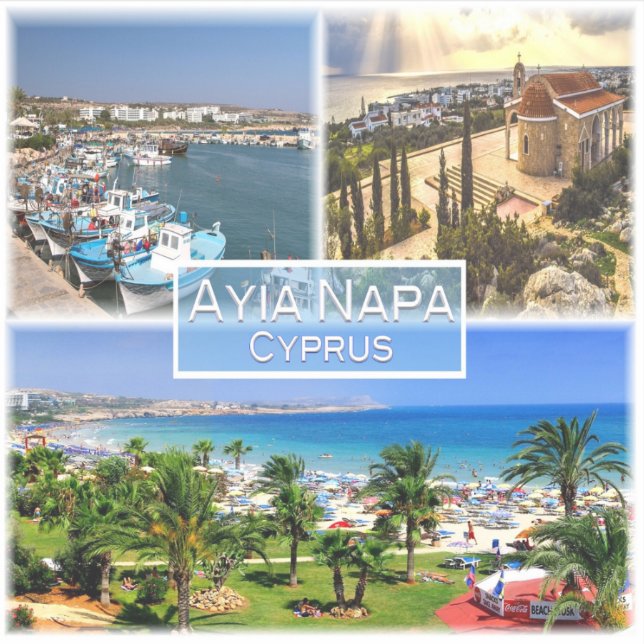 CY Cyprus - Ayia Napa - Harbour - Nelia Beach - (Front)