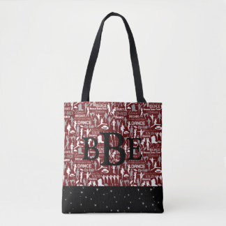 Cy-Fair HS Bobcats Maroon, grey and white Tote Bag