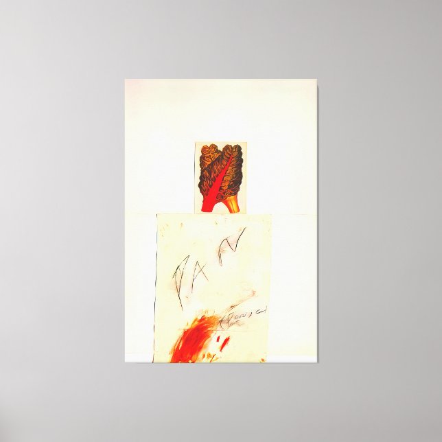 Cy Twombly art painting Canvas Print (Front)