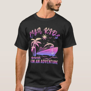 Cya Kids Mamma Is On An Adventure Cruise Mom Famil T-Shirt