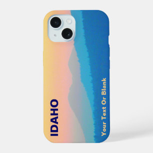 Cyan and Salmon Sunset iPhone 15 Case