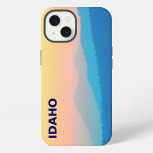 Cyan and Salmon Sunset iPhone 13 Case