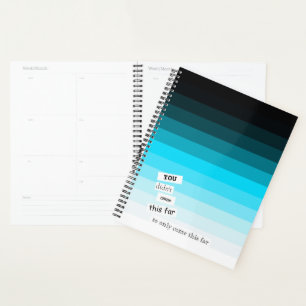 Cyan Blue Gradient Day Planner