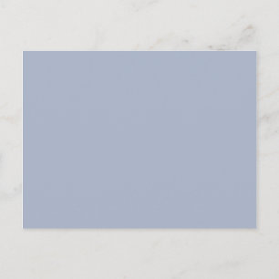 cyan-bluish grey/cobalt bluish grey (solid colour) postcard