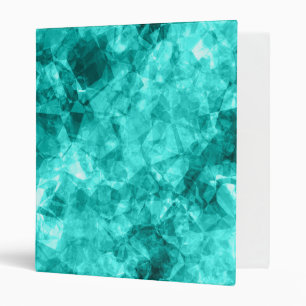Cyan Crumpled Texture Binder