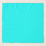 Cyan solid colour, blue-green, scarf<br><div class="desc">Cyan,  blue-green,  solid colour.</div>