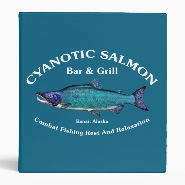 Cyanotic Salmon Bar & Grill Binder (Front)