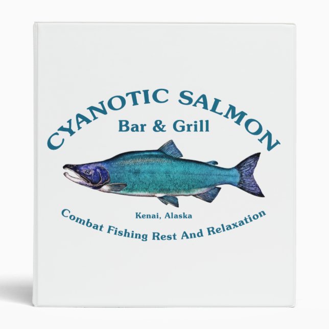Cyanotic Salmon Bar & Grill Binder (Front)