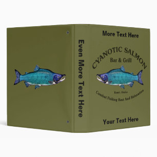 Cyanotic Salmon Bar & Grill Binder