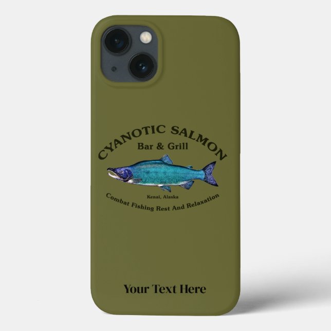 Cyanotic Salmon Bar & Grill Case-Mate iPhone Case (Back)