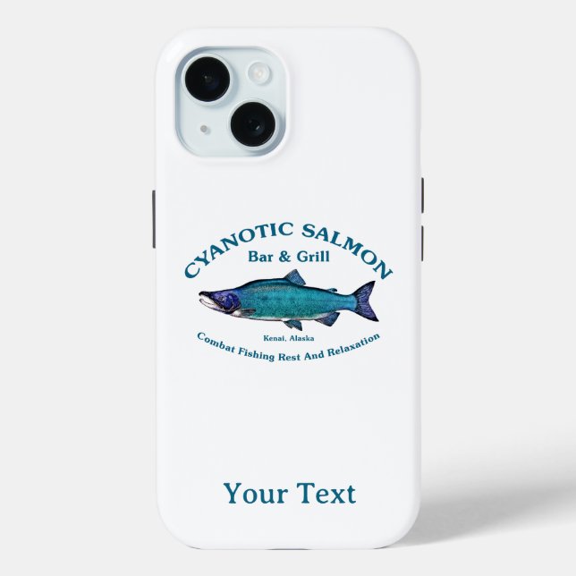 Cyanotic Salmon Bar & Grill Case-Mate iPhone Case (Back)
