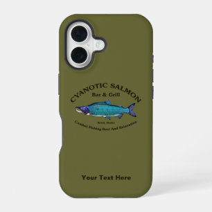 Cyanotic Salmon Bar & Grill iPhone 16 Case