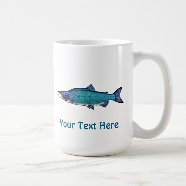 Cyanotic Salmon Coffee Mug (Right)