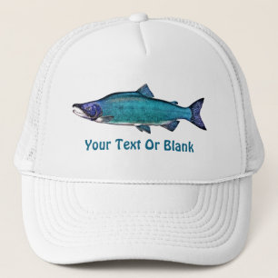 Cyanotic Salmon Trucker Hat