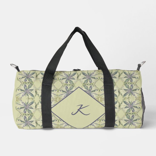 Cyanus Flower Print Cut Sew Bag (Front)