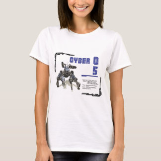 Cyber 05 Mech Robot Design T-Shirt