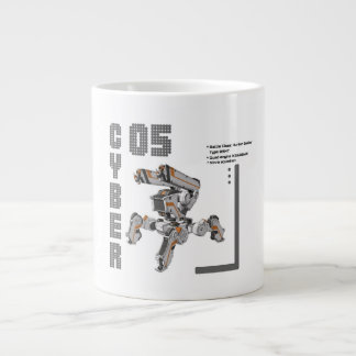 Cyber 05 Mech Robot Large Coffee Mug