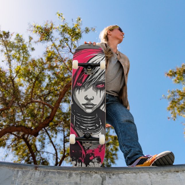 Cyber 2K Urban Emo Girl  Skateboard (Outdoor 1)