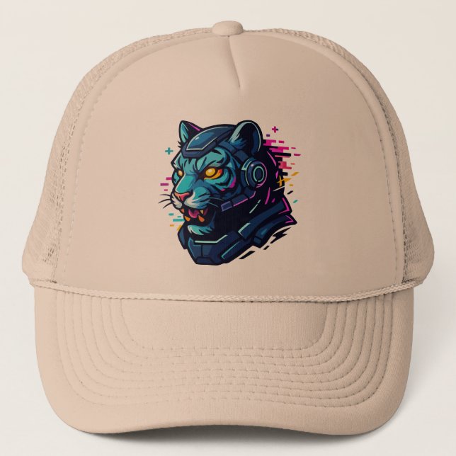 Cyber Animals – Futuristic Creatures of the Digita Trucker Hat (Front)