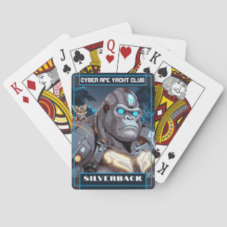 Cyber Ape Yacht Club - Cartes à jouer Silverback
