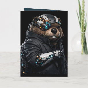 Cyber Beaver Card