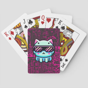 Cyber Cat Playing Cards