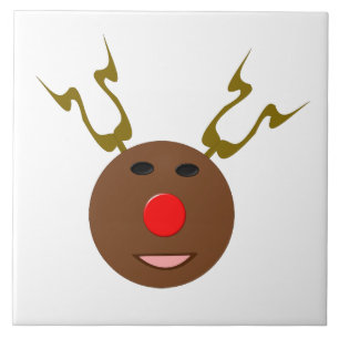 Cyber Christmas Reindeer Tile