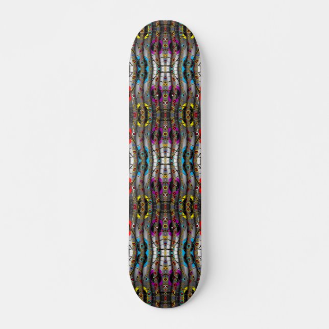 Cyber Circuit Pulse Skateboard (Front)